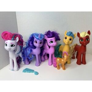 Lot of 5 My Little Pony G5 6" New Generation Shining Adventures Brushable Manes